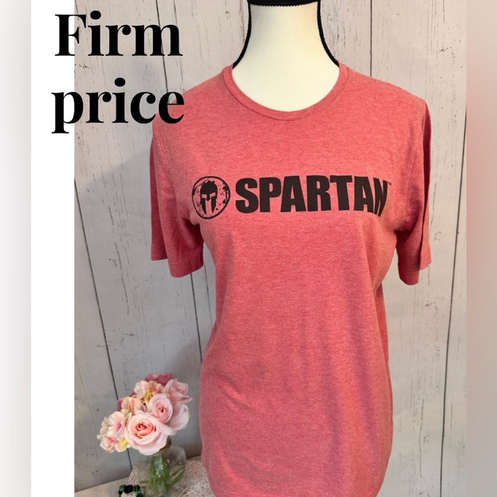 Spartan Women’s Tee Size S Coral Short Sleeve